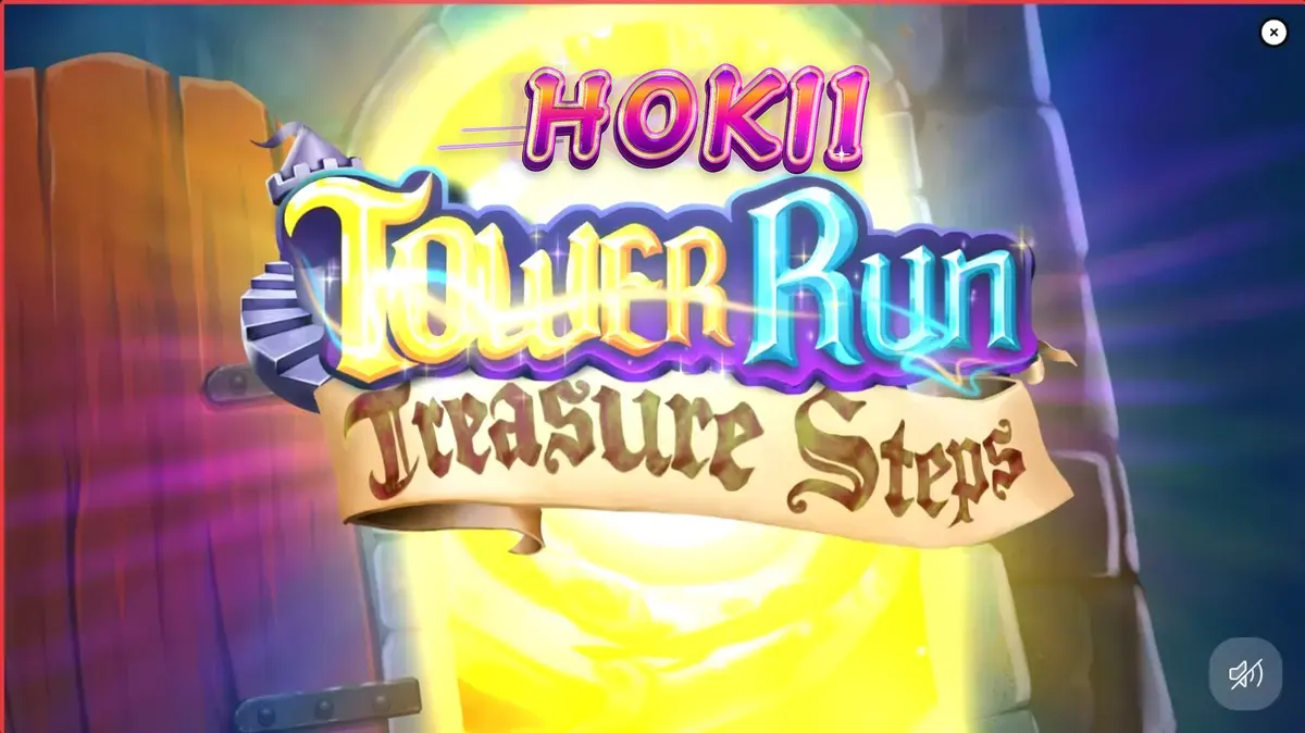 Tampilan visual slot Tower Run Treasure Steps dengan karakter Bob di menara fantasi